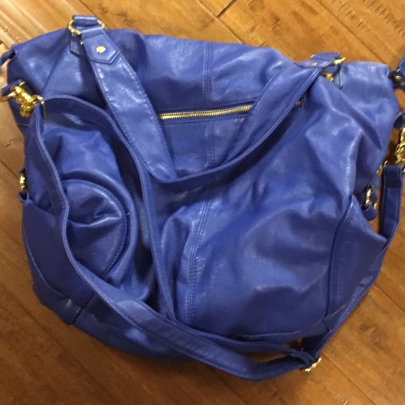 Bright blue super cute purse