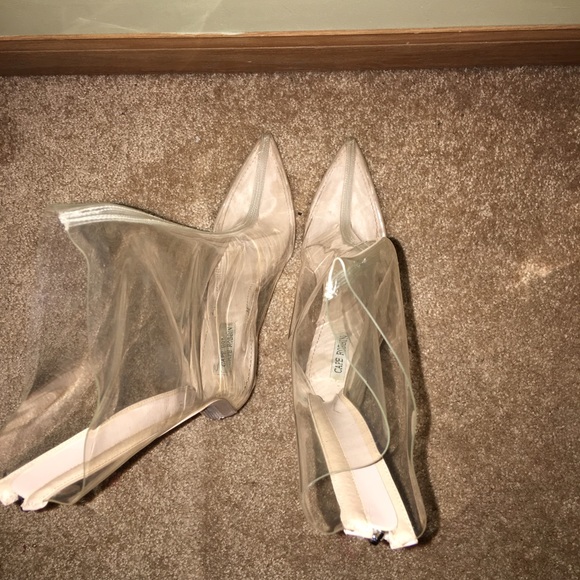 Clear booties