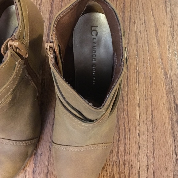 SOLD! LC Lauren Conrad buckle ankle boots - Picture 2 of 4