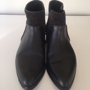 rag & bone Shoes - Black Leather and Suede Booties. rag & bone Shoes - Black Leather and Suede Booties.