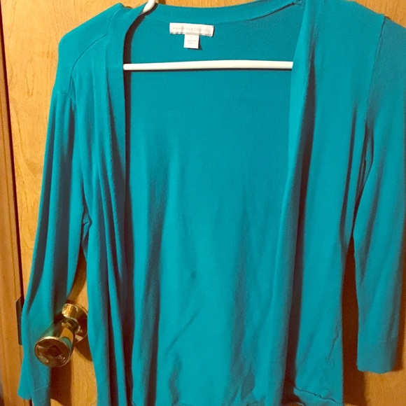 Blue cardigan