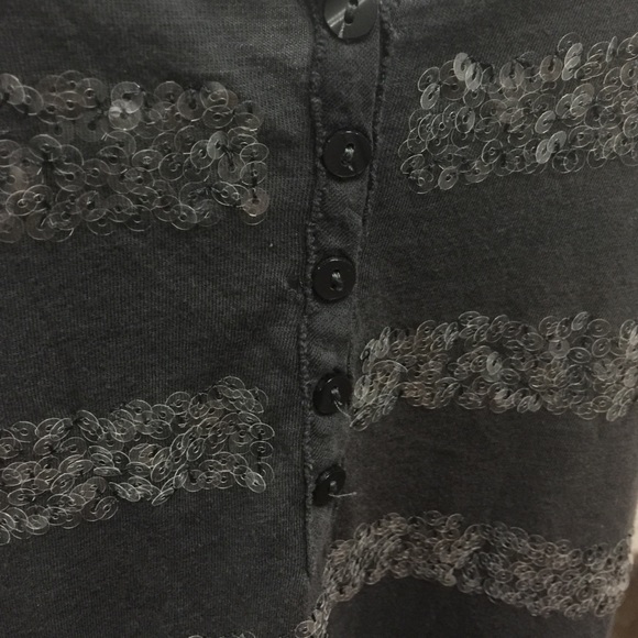 Sequined Muscle Tee - Picture 2 of 3