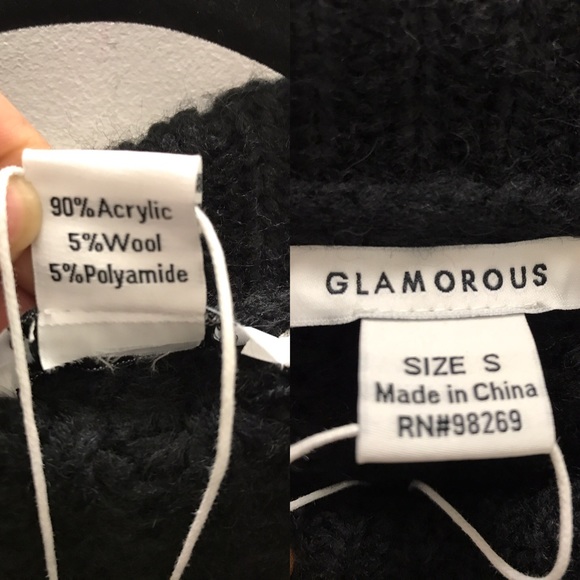 Glamorous Knit and Bliss Turtleneck Sweater Black - Picture 4 of 4