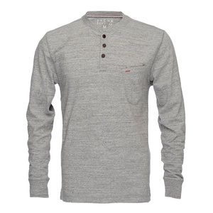 Jachs NY Heather Grey Long Sleeve Henley
