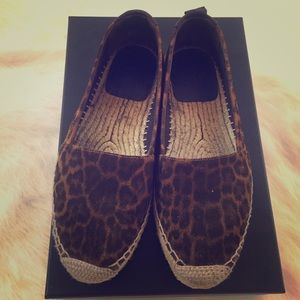 Saint Laurent leopard Espadrilles.