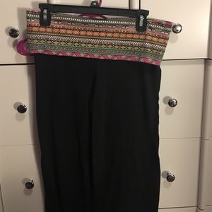 Tribal print yoga pants