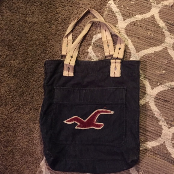 Hollister corduroy bag