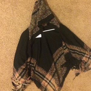 Over shoulder poncho. Never worn