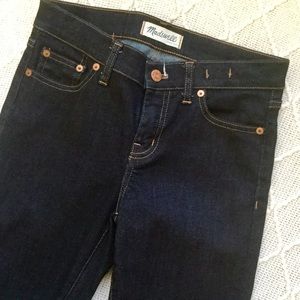 Madewell Alley Straight Dark Denim Jeans