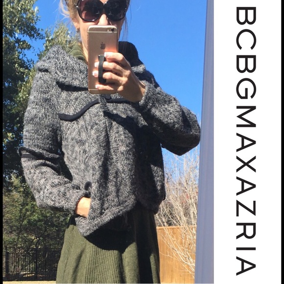 Very cute BCBG MaxAzria grey/black Sweater