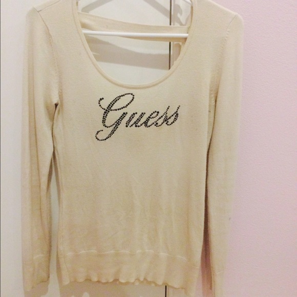 Guess sweater in creme