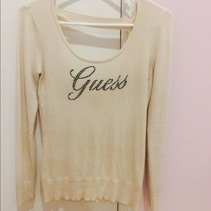 Guess sweater in creme