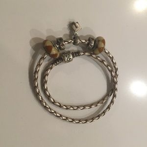 Pandora bracelet with beads