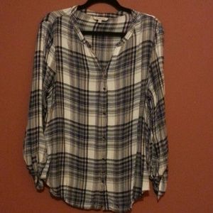 Flannel like top