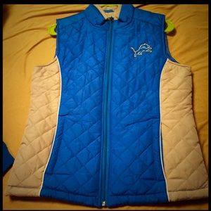 DETROIT LIONS PUFFER VEST