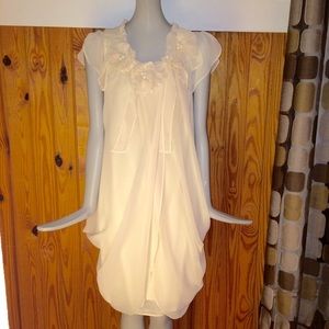 ☃ closet clear out! ☃ NWT, cream colored dress