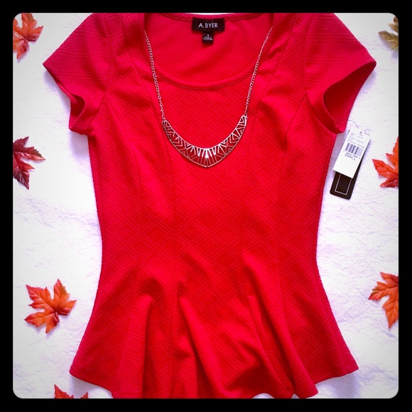 Very Classy Peplum Top!