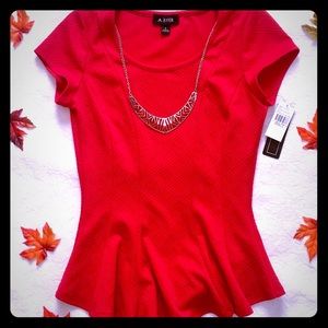 Very Classy Peplum Top!