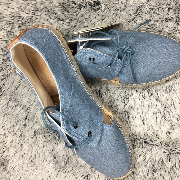 Chambray espadrilles