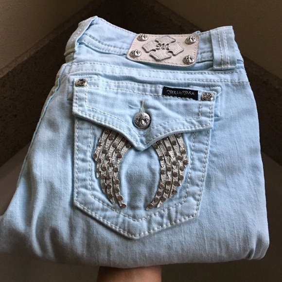 Baby Blue Miss Me Skinny Jeans