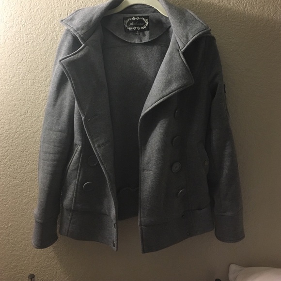 Grey Pea Coat