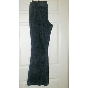 Gap wide leg corduroy pants Dark Navy Blue