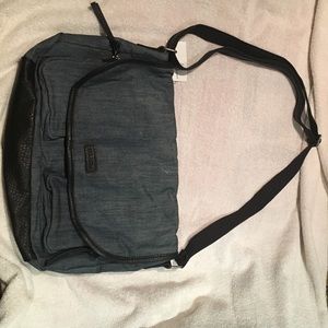 A medium size volcom purse