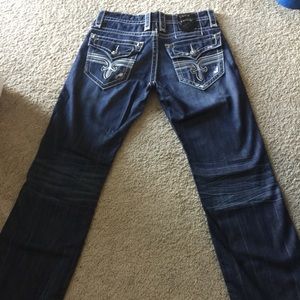 Men's rock revival jeans Scott boot cut size 32