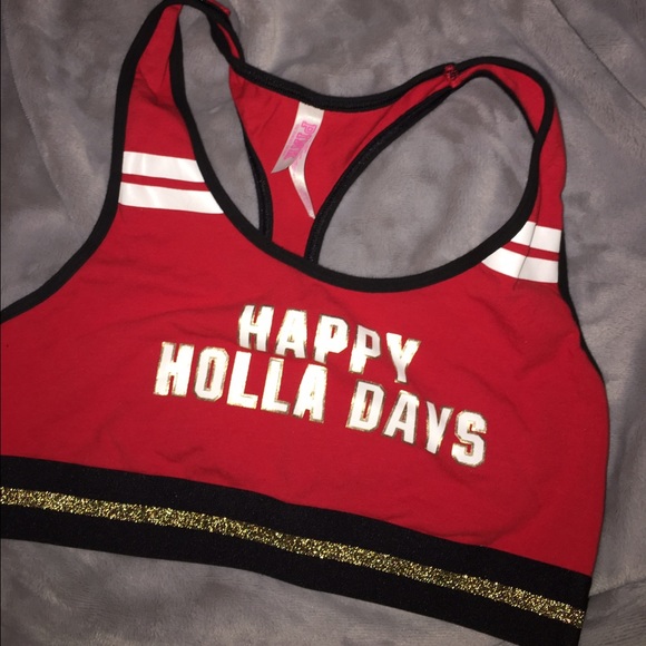 ⭐️SALE⭐️VS PINK Happy Holla Days bralette