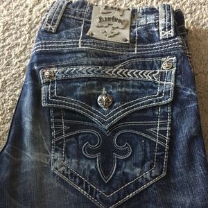 Men's rock revival jeans size 32