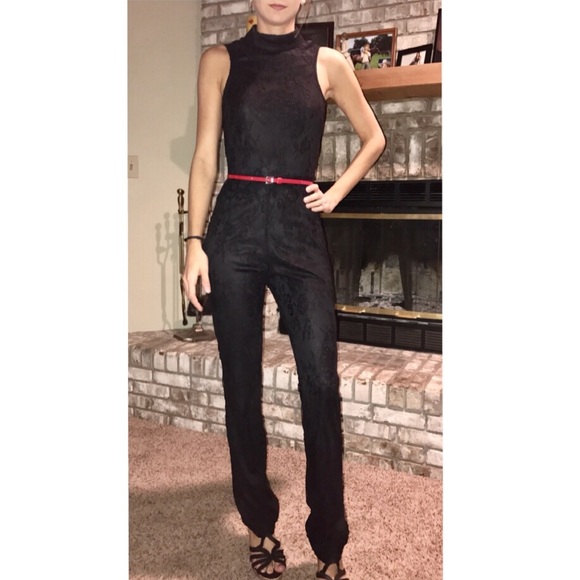 Open back jumpsuit