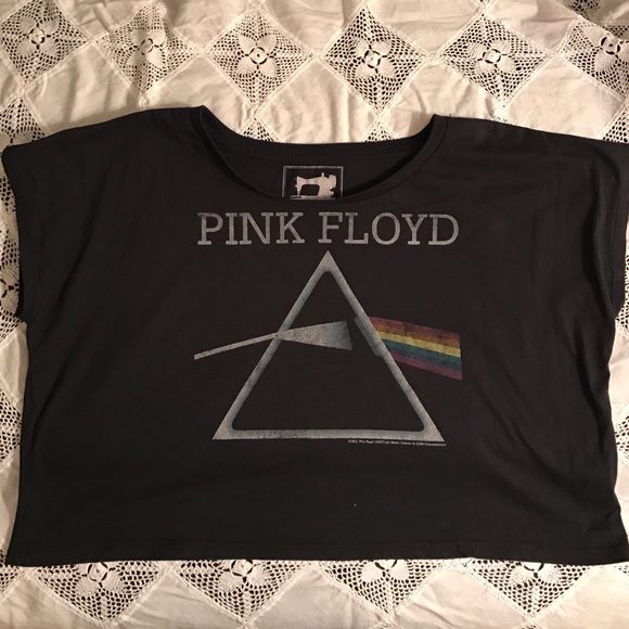 Crop top Pink Floyd T shirt