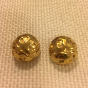 Tory Butch Round Gold Studs