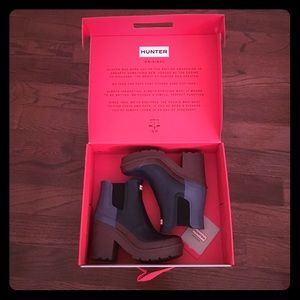 Hunter ankle boots -- NEVER WORN