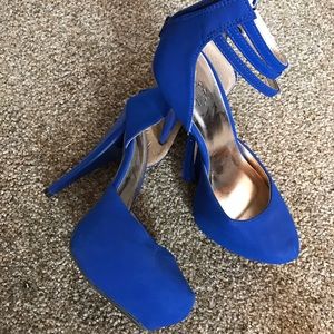 Blue heels