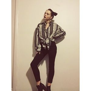 Super fun striped button up