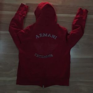 Red Armani ❤️loved hoody xL