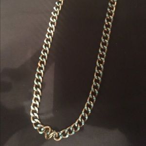 Copper & Turquoise Chain Necklace