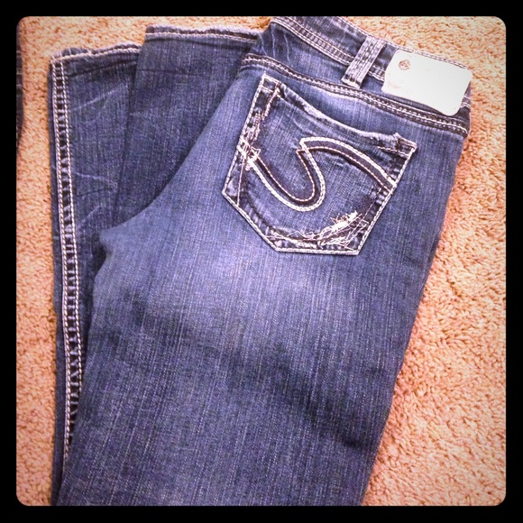 Silver jeans
