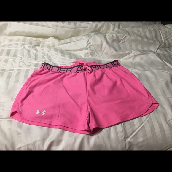 Pink UA Shorts