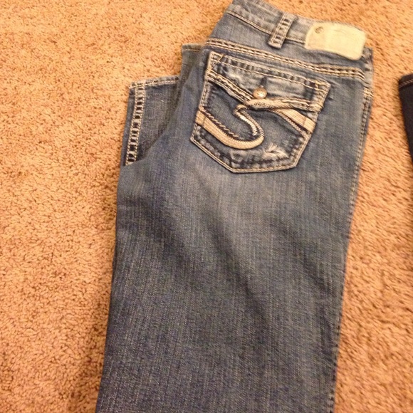 Silver jeans