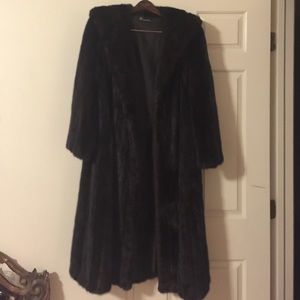 Full length mink coat