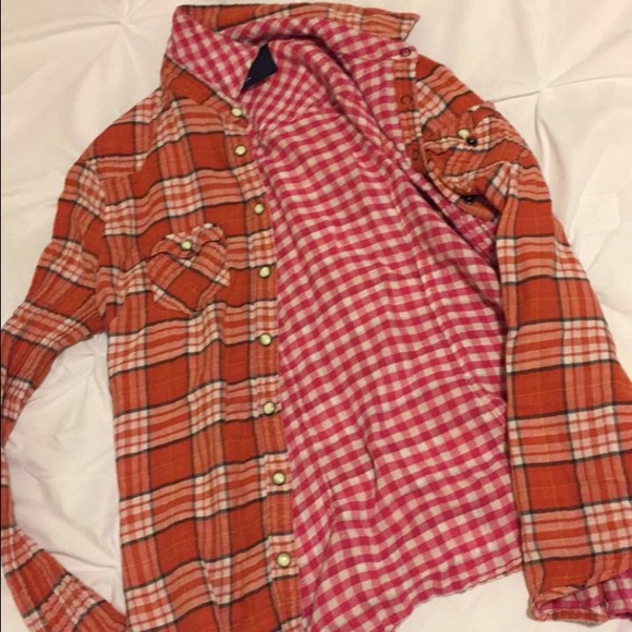 American eagle plaid long sleeve