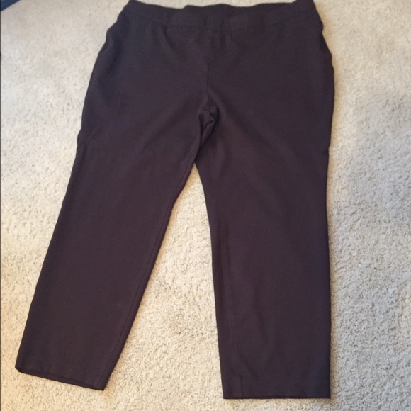 Brown pants, 20 short, Alison Daley