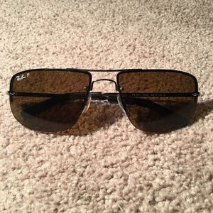 Ray-Ban polarized sun glasses.