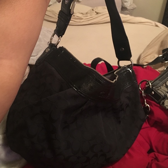 Black coach bag