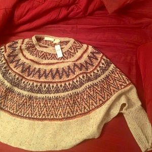 Fairisle Circular Poncho