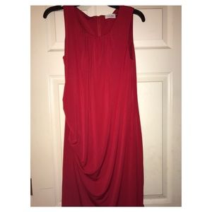 Calvin Klein draped dress