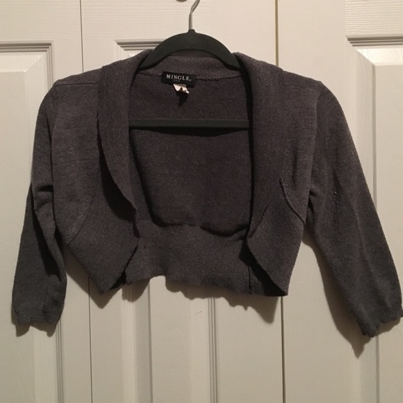 Grey Mini Cardigan
