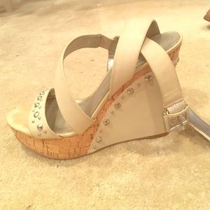Studded GUESS Wedges